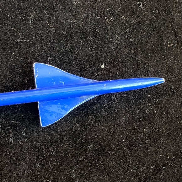 Vintage 70’s-80’s, Blue British Airways Concorde Drink Stirrer/Swizzle Stick. - Picture 10 of 16